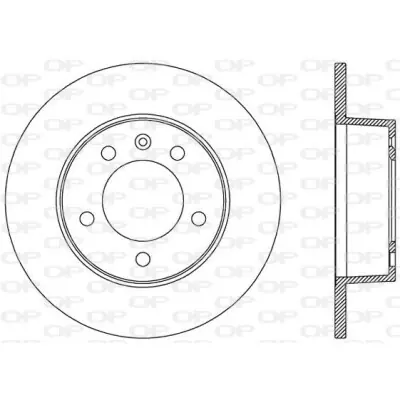 Descuento Disco de freno OPEN PARTS DELETED_BDA2001.10